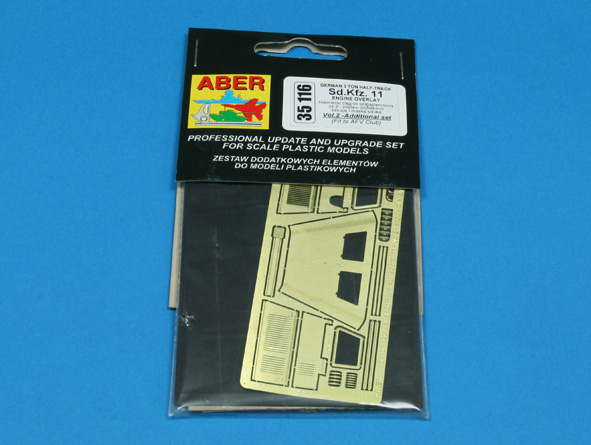 ABR-35-116  Дополнения для  Sd.Kfz. 11 – Vol.2 – additional set – engine overlay для AFV Club 1/35