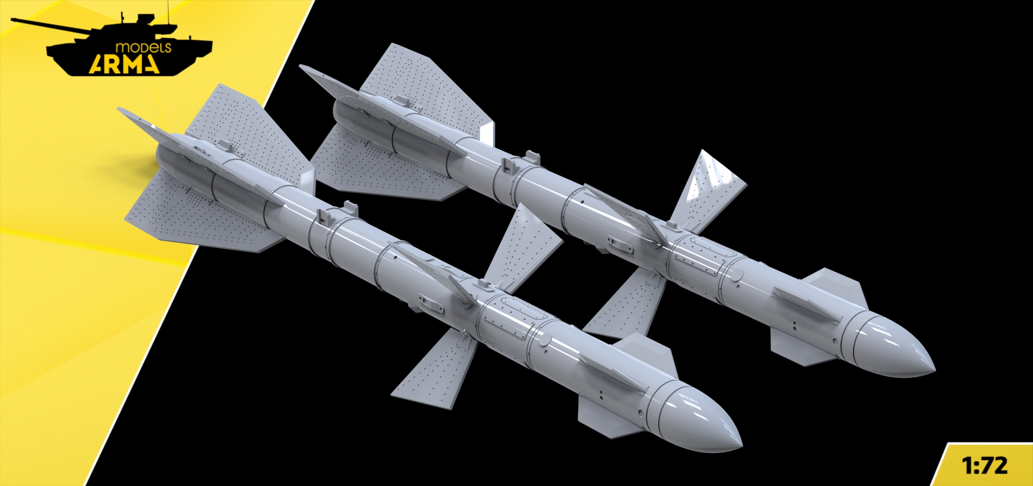 AM72530 Ракеты Р-27Р 2шт (Не для свободной продажи) Arma Models