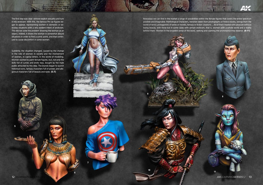 AK520 AK Learning 12 Painting Female Figures - EN
