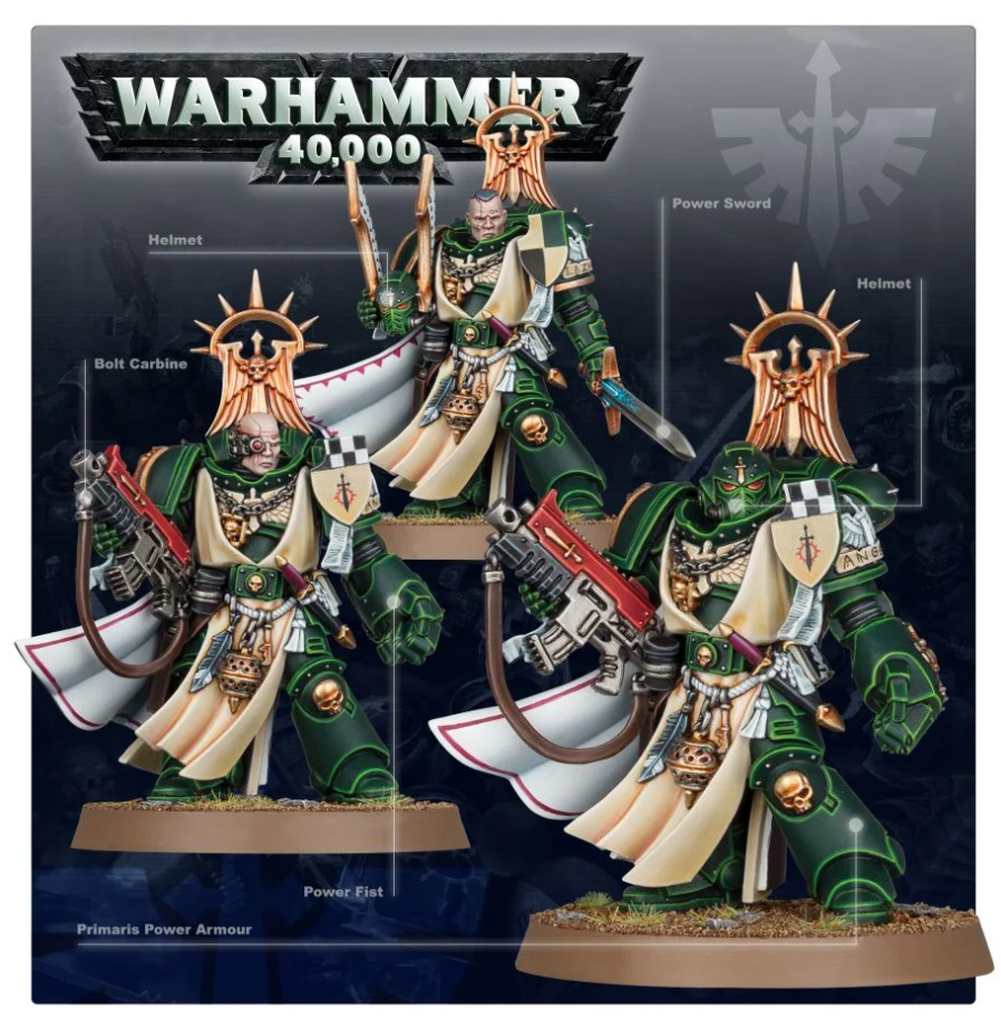 44-16GW Набор Темные Ангелы. Мастер Лазарь (Dark Angels Master Lazarus)