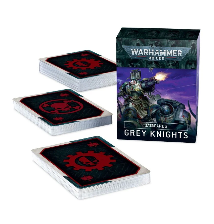 57-20GW Набор карточек "Датакарты Серых Рыцарей" (WH40K: Datacards Grey Knights (9ed.)