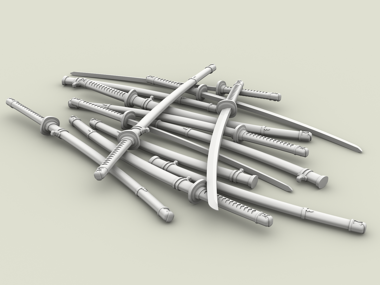 3113SOGA Трофейные японские мечи син-гунто. SOGA Miniatures