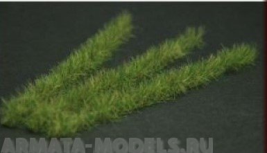 GL037 Grass Strips XL- dark green, grass height 6-12mm, 6 strips of 10cm