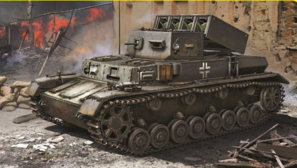 6883Д Сборная модель RAKETENWERFER auf FAHRGESTELL Pz.Kpfw.IV (PREMIUM EDITION) Dragon