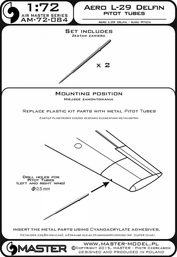 AM-72-084 ПВД для самолета Aero L-29 Дельфин
