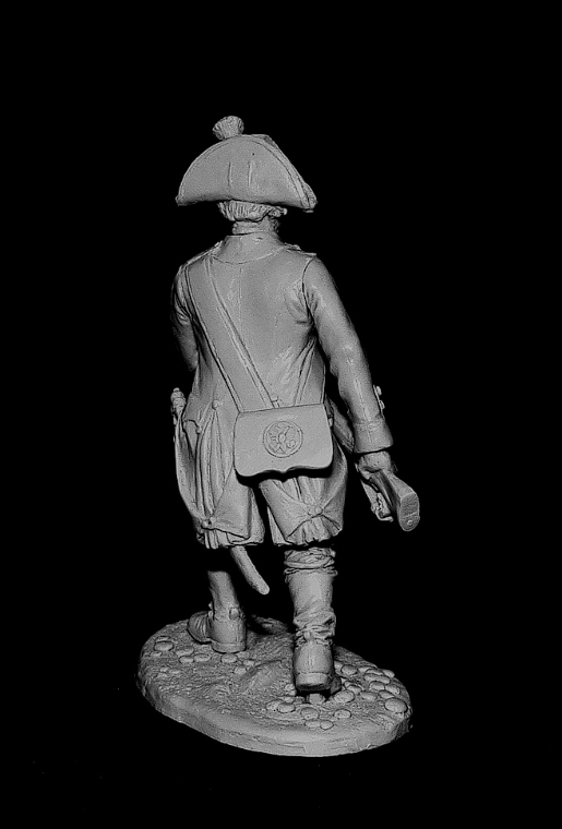 CHM-54127. Рядовой мушкетерских полков в Итальянском походе Суворова, Россия 1799 г. 54 мм. Материал - смола. Chronos Miniatures