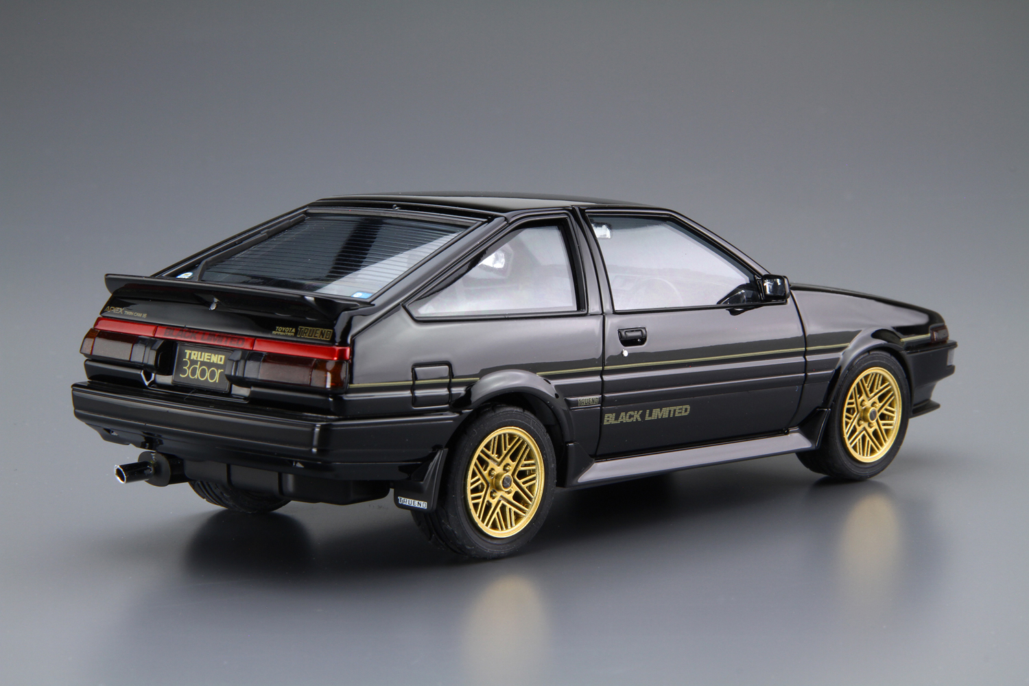 05481 Toyota Trueno Sprinter AE86 GT-Apex Black Limited '86 Aoshima