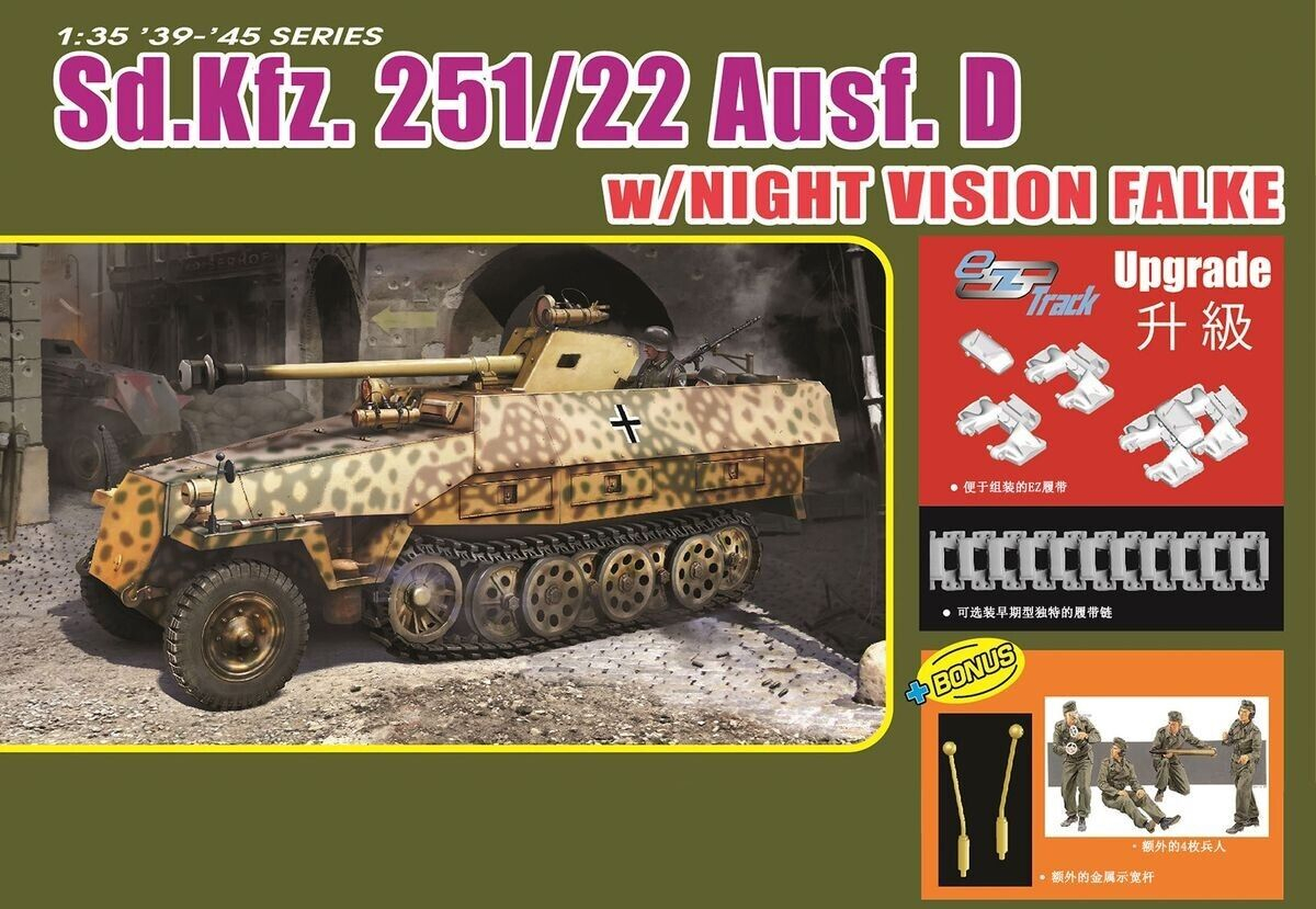 6994Д Сборная модель Sd.Kfz.251/22 Ausf.D w/NIGHT VISION FALKE Dragon