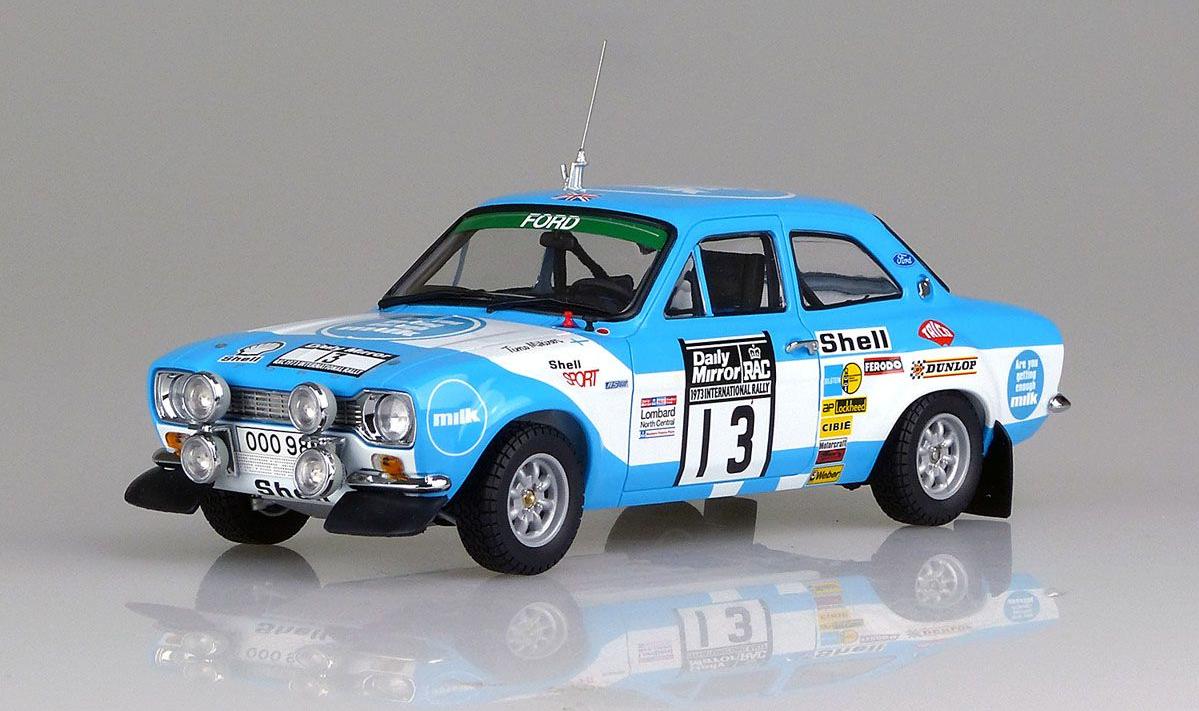 BEL006 Модель автомобиля  FORD ESCORT MK.1 MAKINEN RAC 1973 Belkits