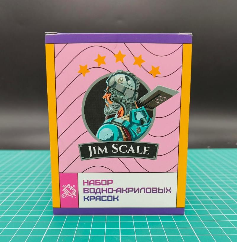 02.600JIM Набор красок по ткани Jim Scale "Базовые цвета"