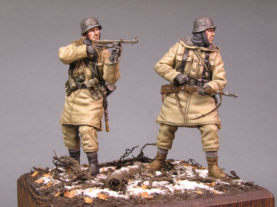 Модель вермахт. Диорама ww2 Russia 1943 Diorama German Soldiers. 1-35 Model Soldiers 1943. Ваффен СС диорама 1/35. Немецкие панцергренадеры 1/35 зима.