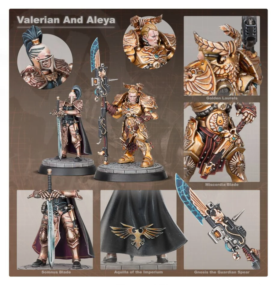 BL-02GW Набор Когти Императора. Валериан и Алейа (Talons of the Emperor: Valerian and Aleya)