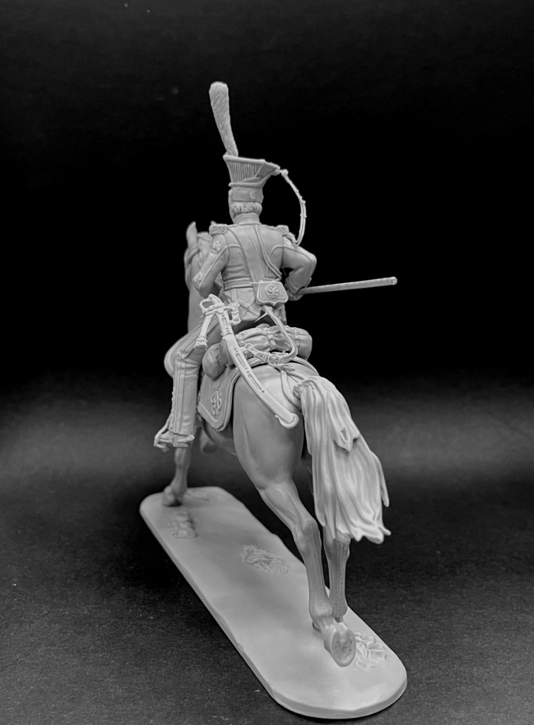 CHM-54304. Рядовой армейских уланских полков, Россия 1812-14 гг. 54 мм. Материал - смола. Chronos Miniatures