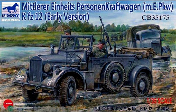 CB35175 Армейский автомобиль  Mittlerer Einheits Personenkraftwagen	 (Bronco Models) 1/35 Bronco Models