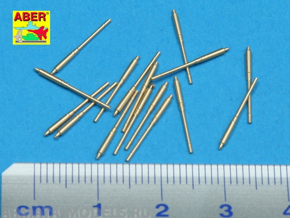 ABR-1:350-L-14  Дополнения для  Set of 16 pcs 105 mm SFLAK barrels used in C/37 mount for German ships для  1/350