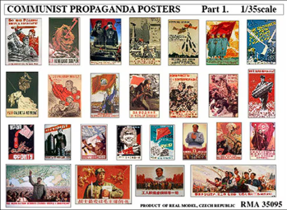 RMA 35095 Communist Posters 1. 1/35