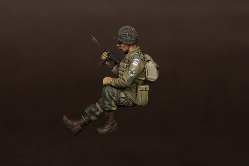 35116SOGA Sergeant US Airborne  Division for jeep. Normandy, 1944. SOGA Miniatures