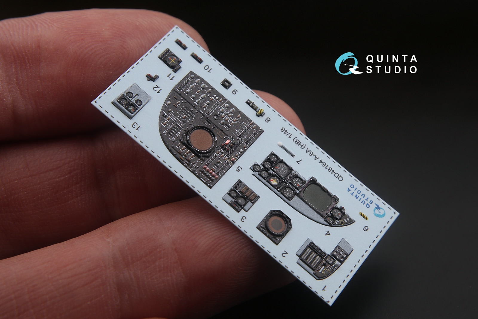 QD48164 3D Декаль интерьера кабины A-6A Intruder (для модели HobbyBoss)