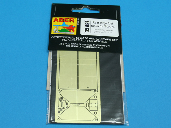 ABR-35-A97  Дополнения для  Rear large fuel tanks for T-34/76 для  1/35