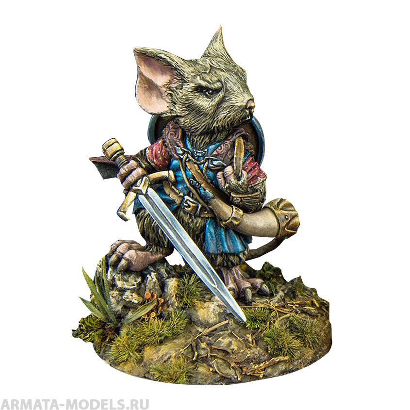 СM-M02 Декоративная фигурка из смолы ;Боромышь (Boromouse) ScaleBro
