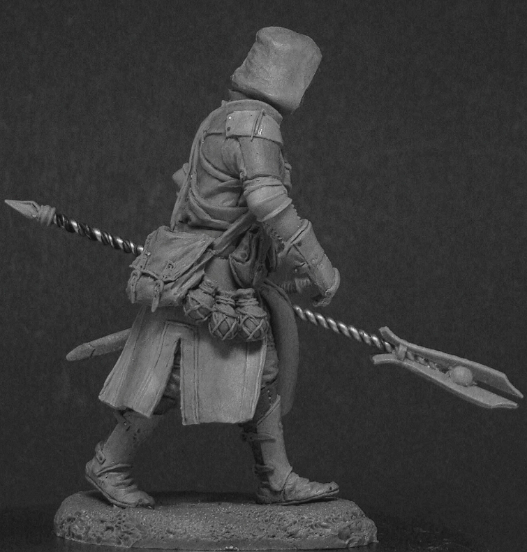 CHM-54152. Миры Фэнтези: Боевой маг (2 варианта головы). 54 мм. Материал – смола. Chronos Miniatures