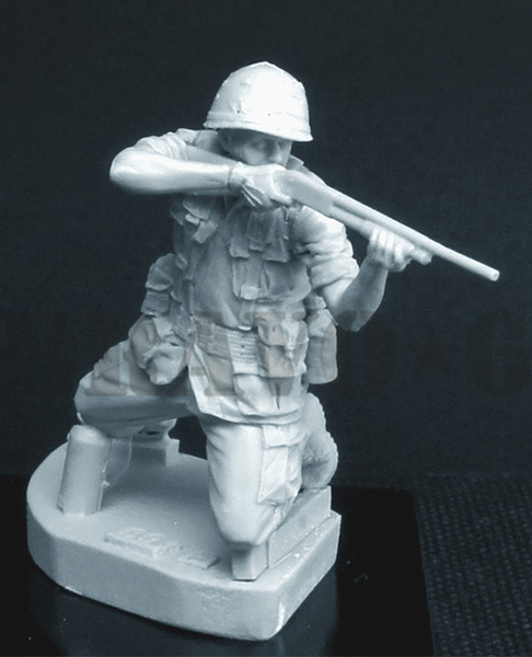 B6-35059 Миниатюра с декалью US Army Infantry (10) Buckshot Blast Bravo6