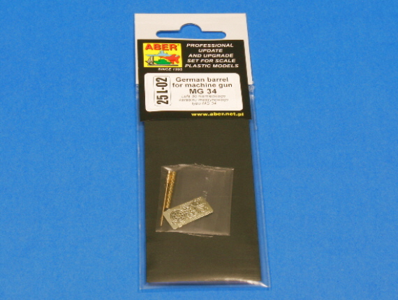 ABR-25-L-02  Дополнения для  Turned barrel for German machine gun MG34 для любых моделей 1/25