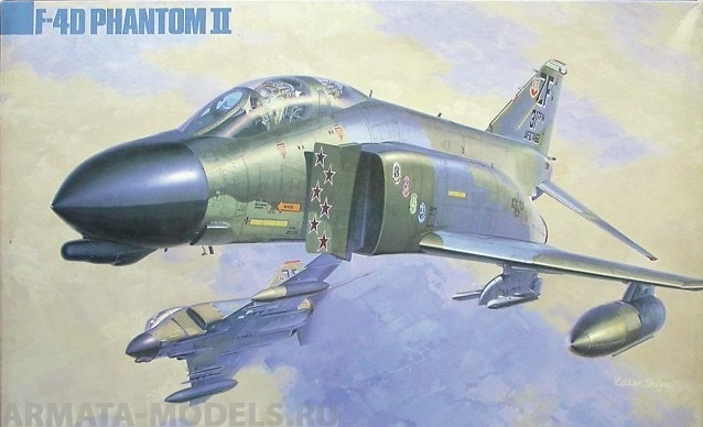 04105 Самолет F-4D Phantom II+Aires сопла двигателей+вооружение комиссия (HASEGAWA) 1/72 Hasegawa