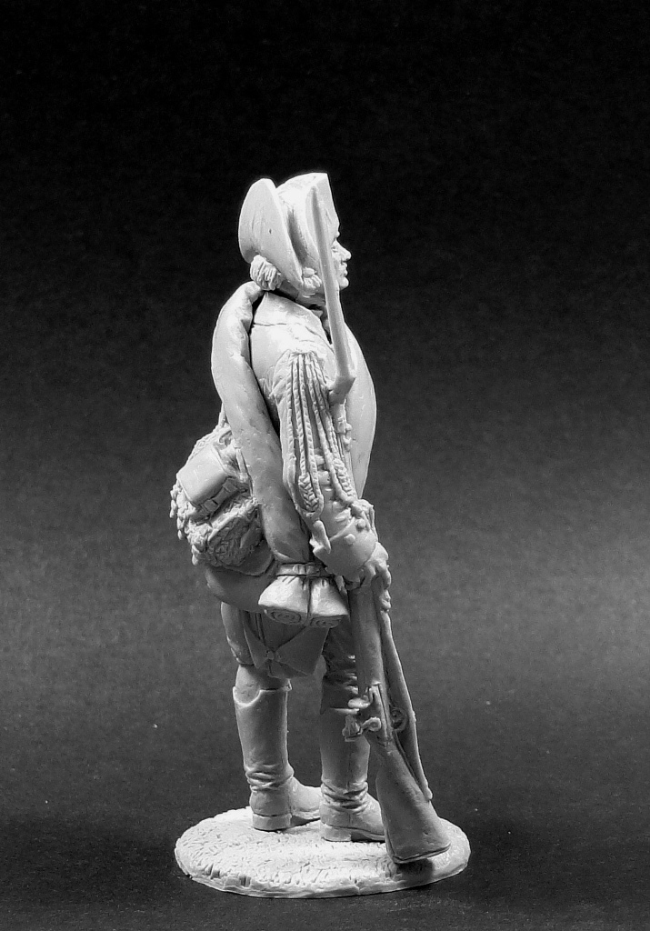 CHM-54228. Рядовой егерских полков, Россия 1799 г. (2 варианта голов, 2 варианта рук). 54 мм. Материал - смола. Chronos Miniatures