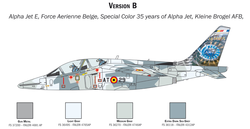 Alpha jet чертеж