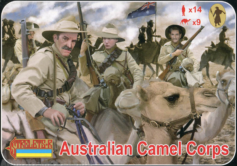 72166ST Фигуры Australian Camel Corps 1/72 Strelets, 1/72 Strelets