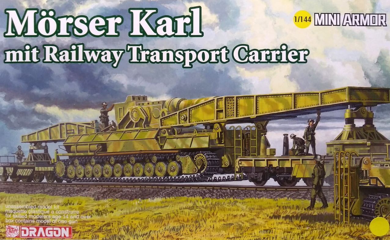 14132Д MORSER KARL mit RAI LWAY TRANSPORT CARRI ER Dragon