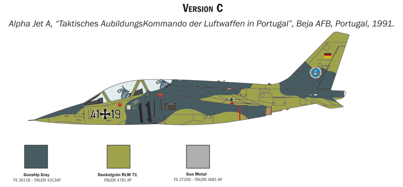 Alpha jet чертеж