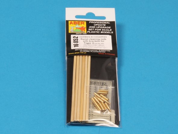 ABR-16-052  Дополнения для  Barrel cleaning rods with brackets for Tiger II для Tamiya/Trumpeter 1/16