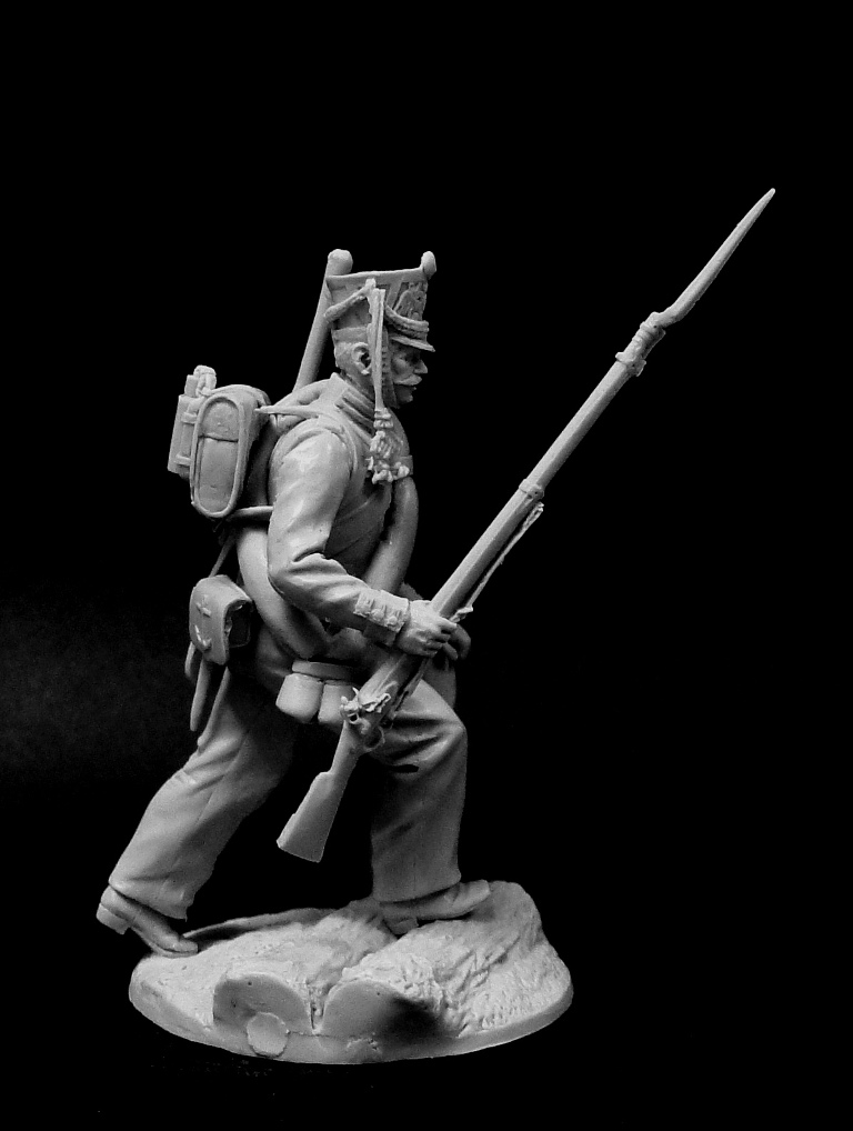 CHM-54173(M). Матрос Морского Гвардейского экипажа, Россия 1812-17 гг. 54 мм. Материал - белый металл. Chronos Miniatures