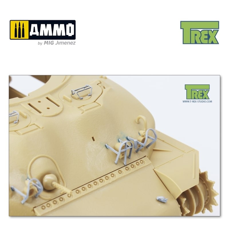 TR35023 Защитные бамперы M4 Sherman Guards for Cast Hull