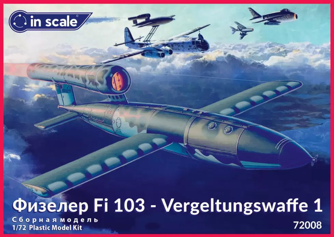72008 Сборная модель самолета Физилёр Фау - 1 InScale