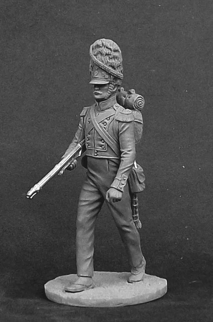 CHM-54276(M). Гренадер линейных пехотных полков, Герцогство Варшавское, 1810-14 гг. 54 мм. Материал - белый металл. Chronos Miniatures