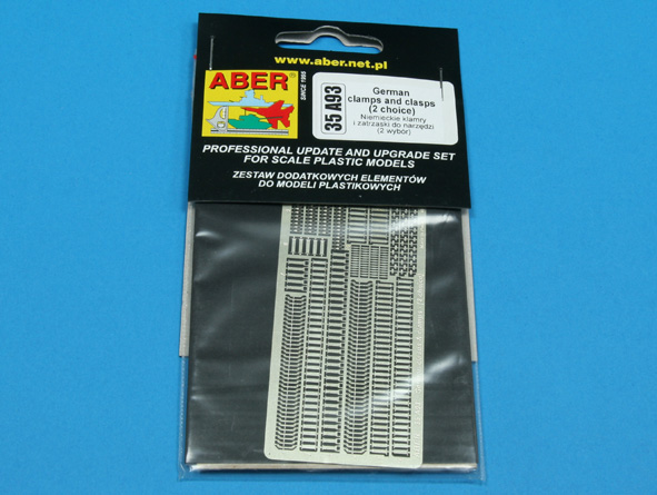 ABR-35-A93  Дополнения для  German clamps & clasps (2 choice) для  1/35