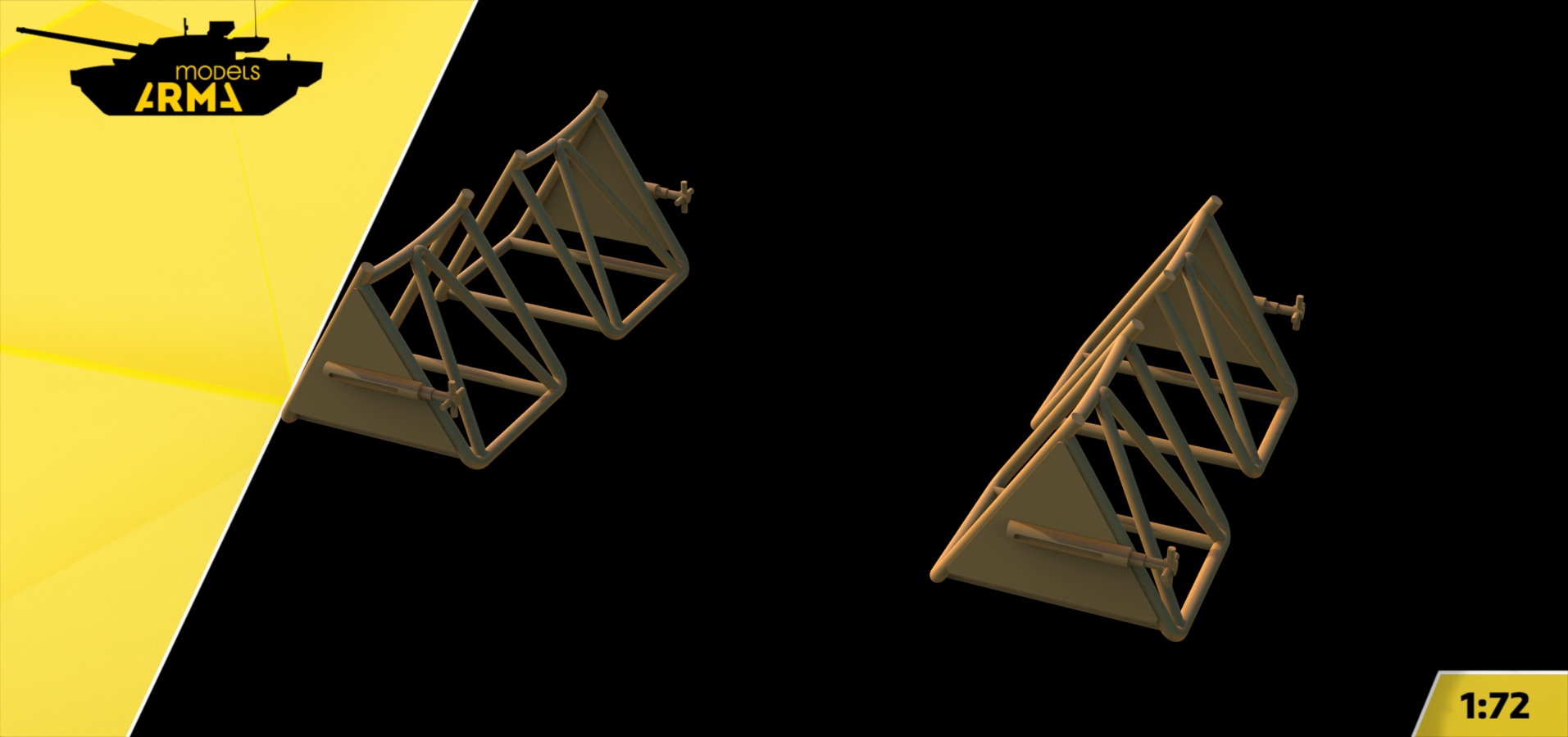 AM72446 Миниатюра Башмаки для МаЗ Arma Models