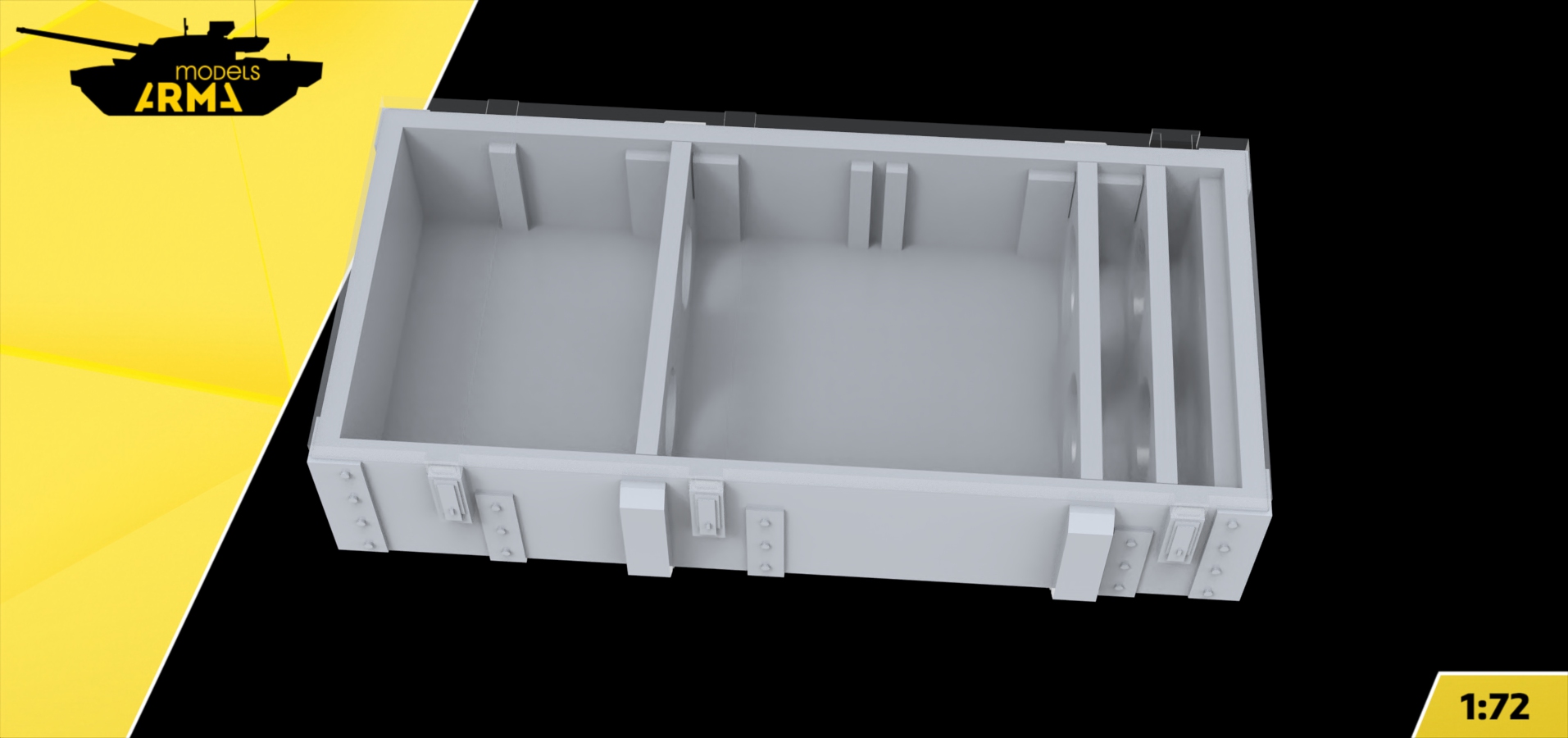 AM72644 Миниатюра Ящики для 115-мм снарядов пустые Arma Models