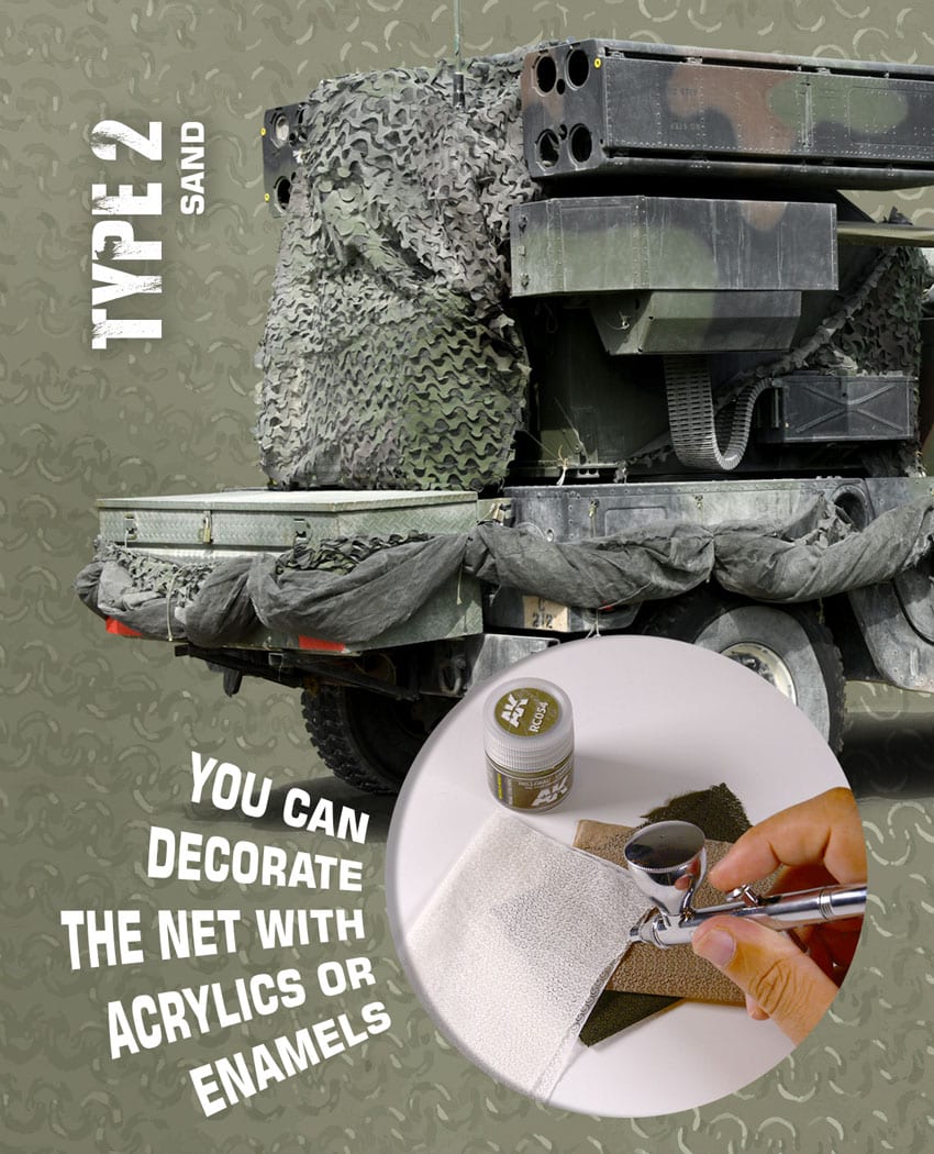 AK8062  Regular mimetic net type 2 brown