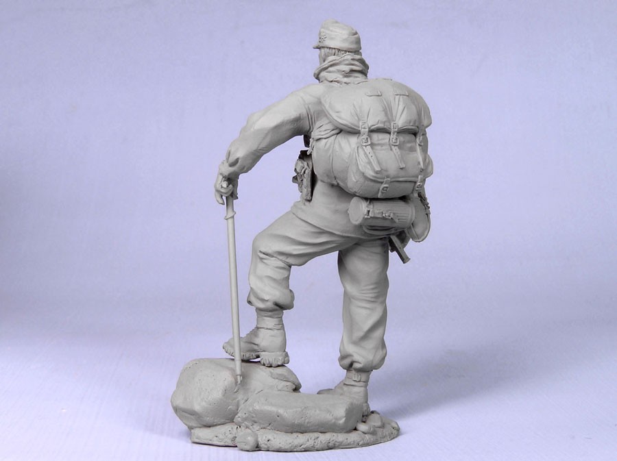 Т-35016 Немецкий горный егерь, 1942-1945 гг (с подставкой) Tank