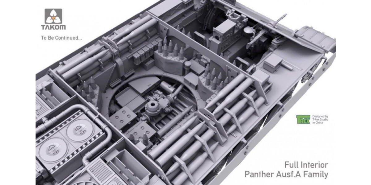 2098T Немеций средний танк WWII German Tank Sd.Kfz.171 Panther A mid-early Takom