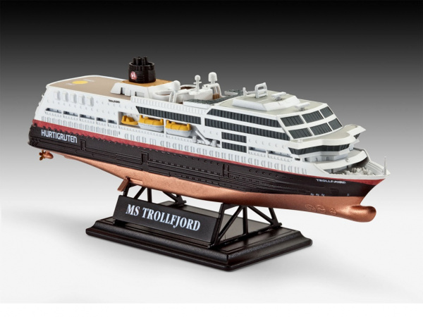 05692 Подарочны набор 125 лет Hurtigruten TROLLFJORD & MIDNATSOL Revell