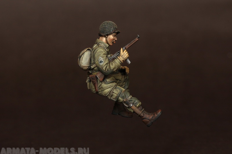 35116SOGA Sergeant US Airborne  Division for jeep. Normandy, 1944. SOGA Miniatures