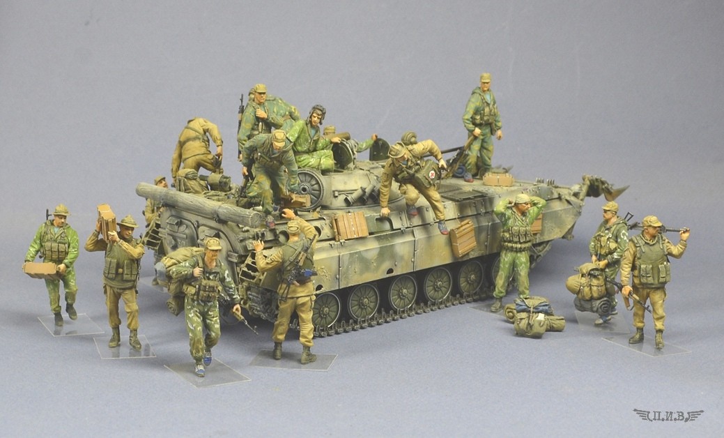T-35253 Советские бойцы разведроты ВДВ III (Афганистан 1979-1989 гг) (2) Tank