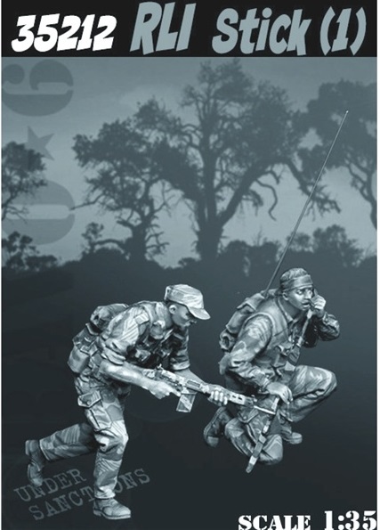 B6-35212 Миниатюра Rhodesian Light Infantry Stick (1) Bravo6