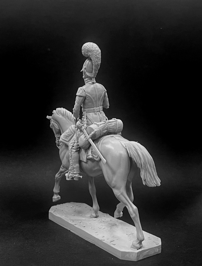 CHM-54294. Трубач Кавалергардского полка, Россия 1804-07 гг. 54 мм. Материал - смола. Chronos Miniatures