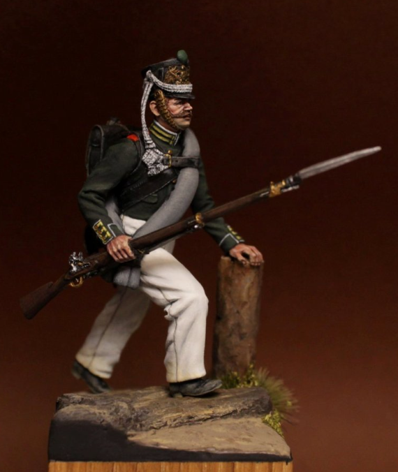 CHM-54173(M). Матрос Морского Гвардейского экипажа, Россия 1812-17 гг. 54 мм. Материал - белый металл. Chronos Miniatures